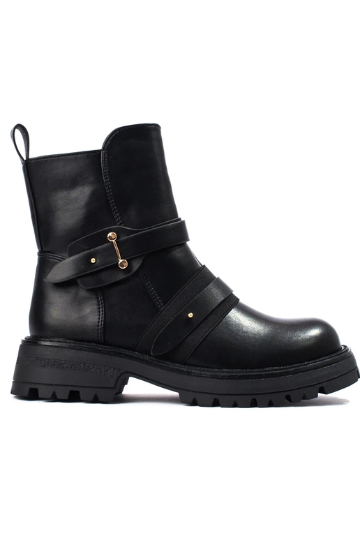 Bottines noires pour femmes avec... Bottines noires pour femmes avec...