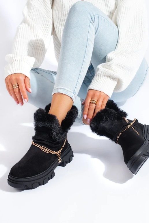 chaussures plateforme en daim noir... chaussures plateforme en daim noir...