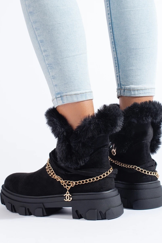 chaussures plateforme en daim noir... chaussures plateforme en daim noir...