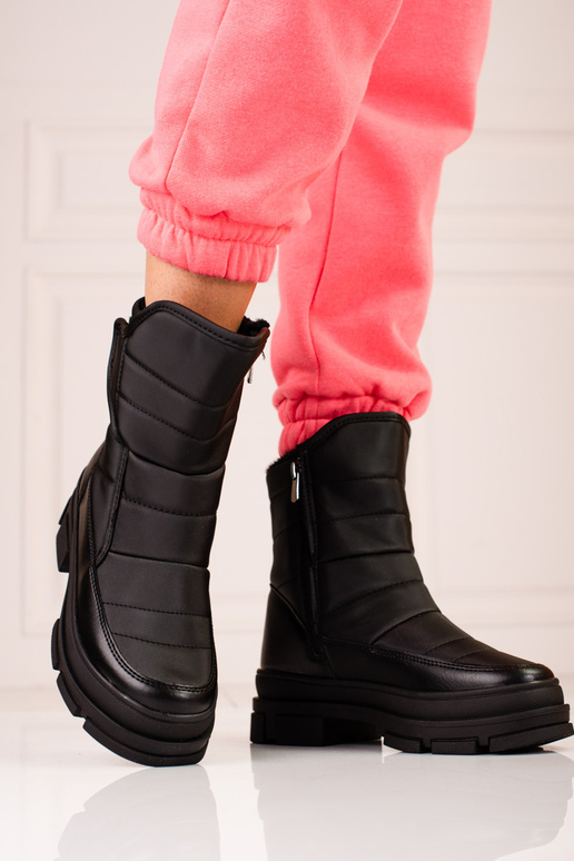 bottes de neige femme noir Velcro... bottes de neige femme noir Velcro...