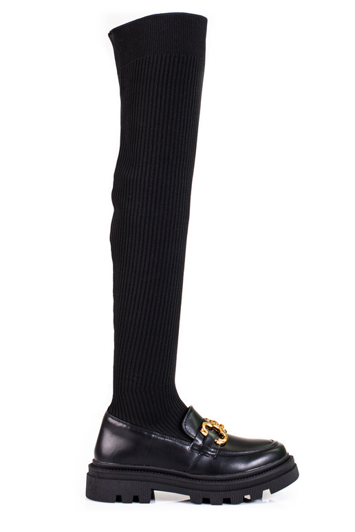 bottines noires à tige souple bottines noires à tige souple