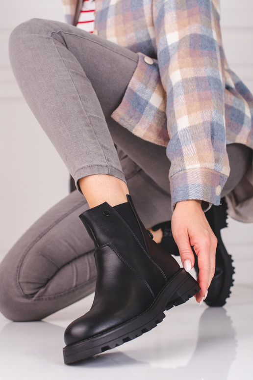 noir Chaussures pour femmes en cuir...