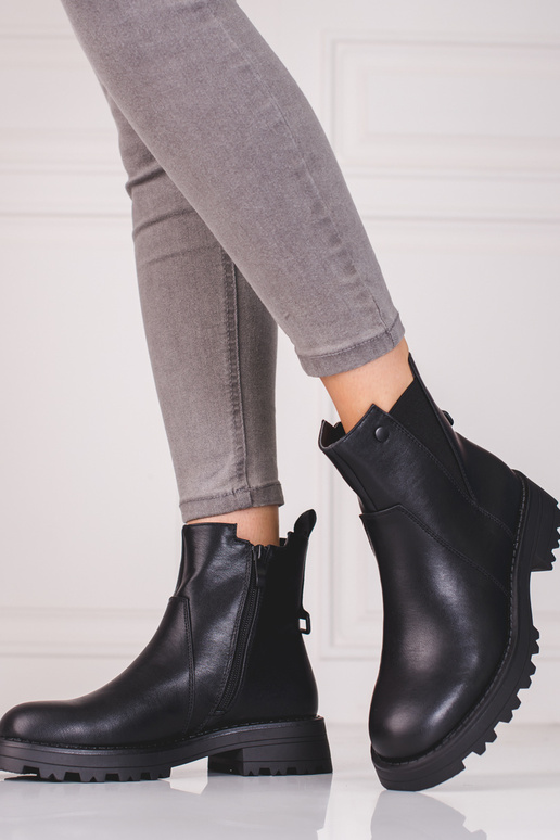 noir Chaussures pour femmes en cuir...