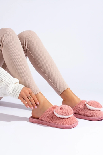 chaussons femme roses avec... 2