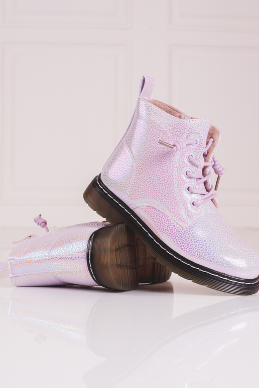 Bottes filles couleur rose brillant Bottes filles couleur rose brillant
