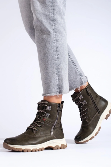 bottines à lacets avec... 2