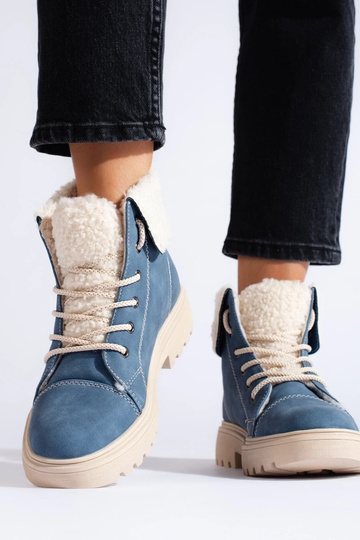 Boots femme en peau de... 2