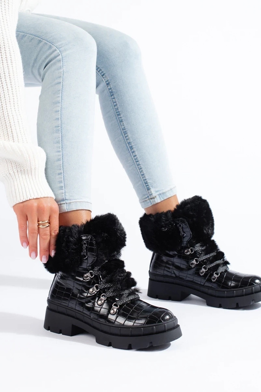 chaussures pour femmes avec fourrure...