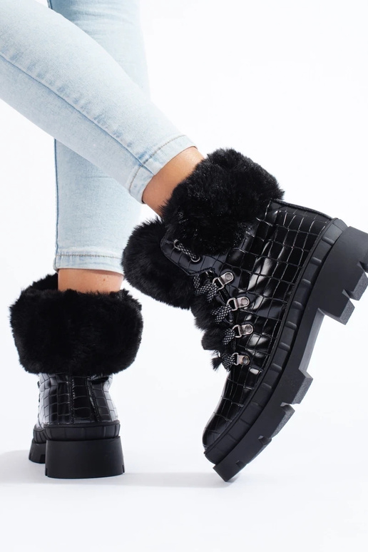 chaussures pour femmes avec fourrure...