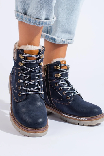 bottes bleu foncé 2