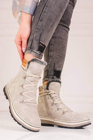 Chaussures femme gris avec... 2