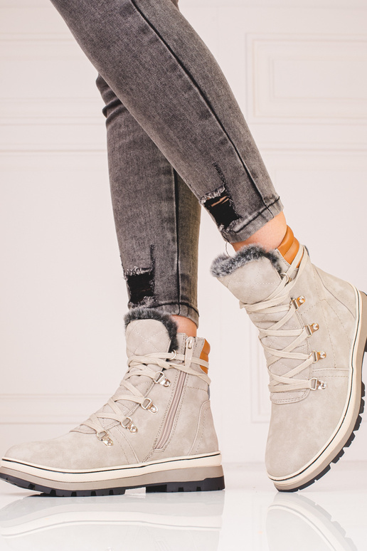 Chaussures femme gris avec chauffage...