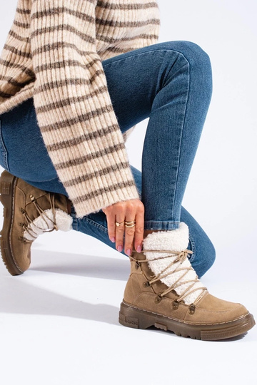 Bottines de neige marron... 2