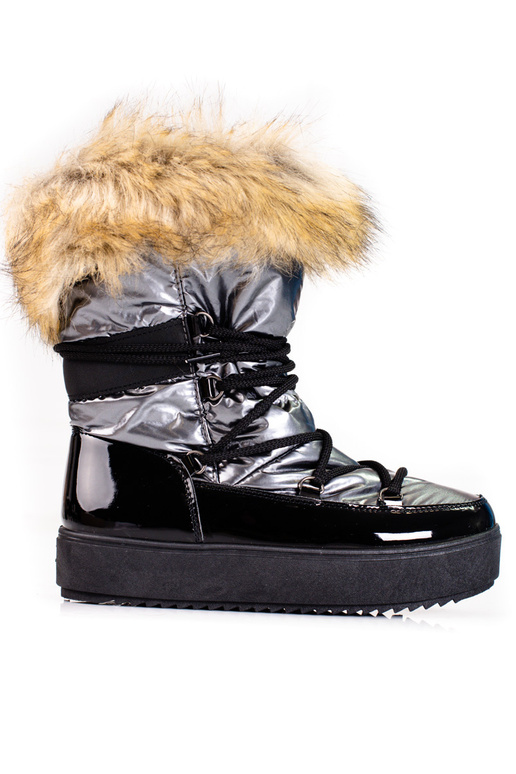 bottes de neige avec plateforme pour...