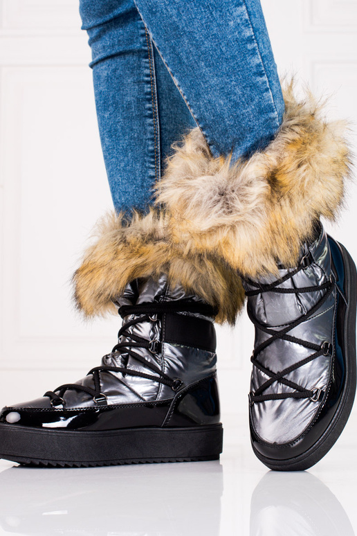 bottes de neige avec plateforme pour...