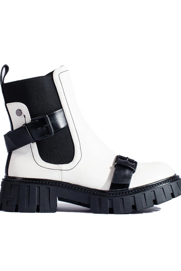 Chaussures femme blanches à...