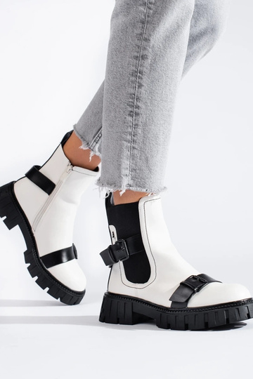 Chaussures femme blanches à... 2