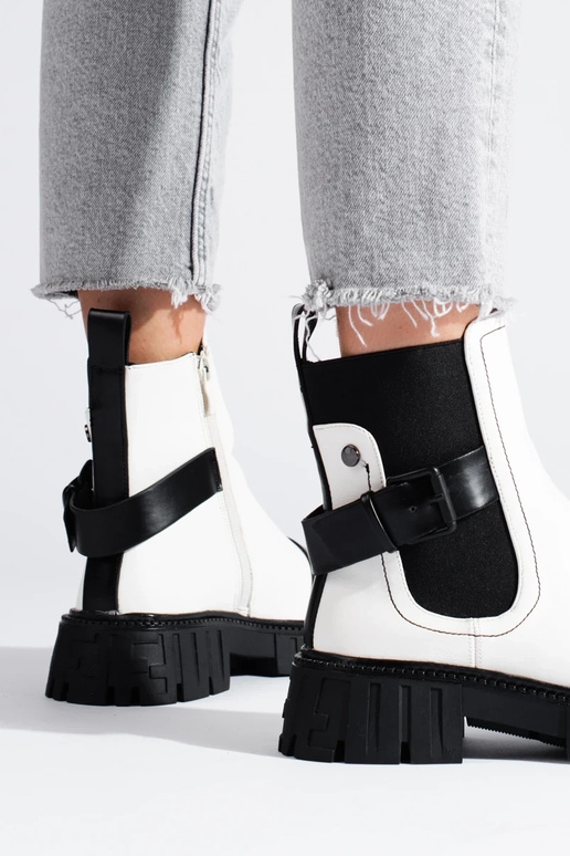 Chaussures femme blanches à plateforme Chaussures femme blanches à plateforme