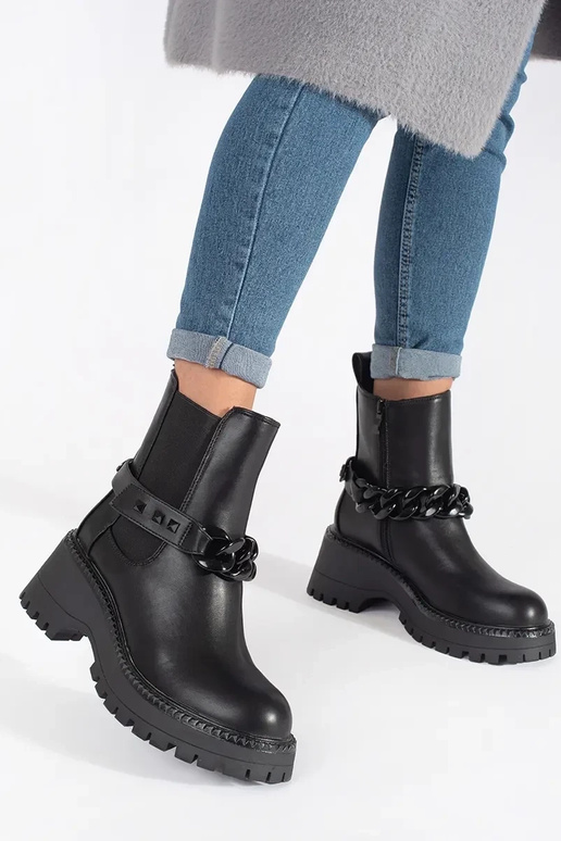 Chaussures pour femmes avec chaîne en...