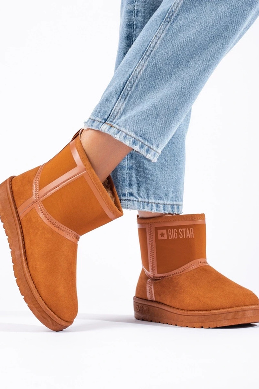 marron Bottes de neige femme BIG STAR...