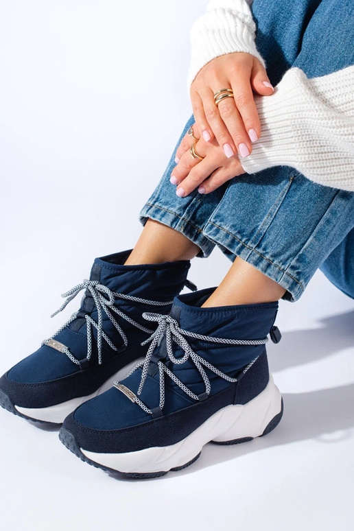 bottes de neige femme bleu foncé BIG... bottes de neige femme bleu foncé BIG...