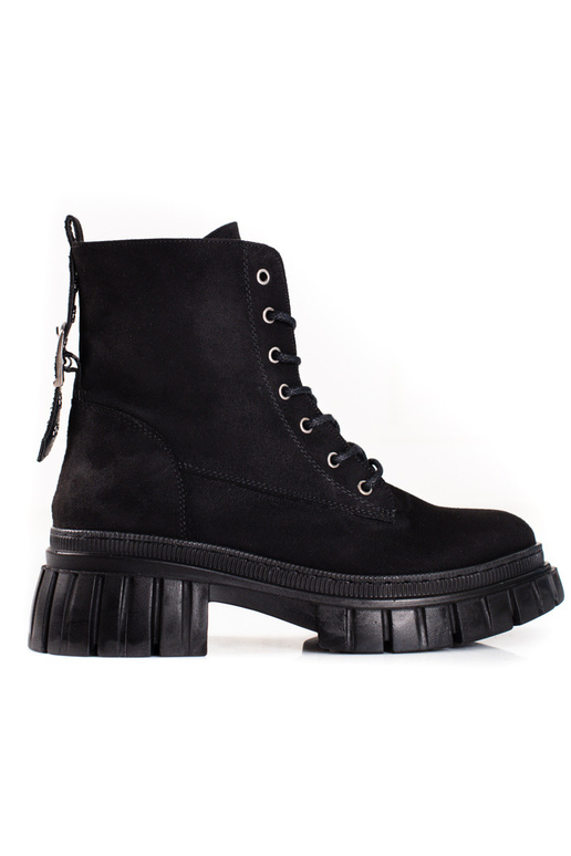 bottines en daim à plateforme... bottines en daim à plateforme...