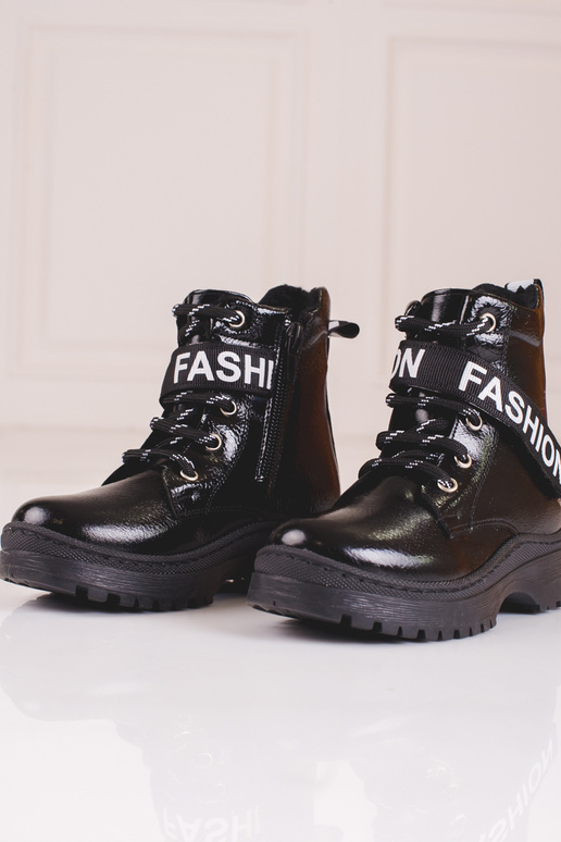 Bottes filles Potocki mode couleur noire Bottes filles Potocki mode couleur noire