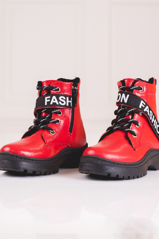 Bottes pour filles Potocki mode rouge Bottes pour filles Potocki mode rouge