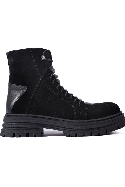 bottes noires en cuir naturel bottes noires en cuir naturel