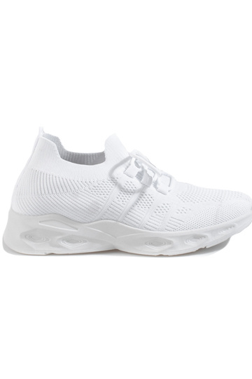 Sandales blanches en tissu...