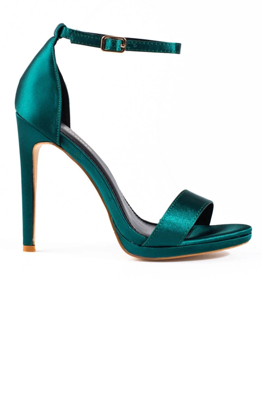 Sandales vertes à talons pour femmes Sandales vertes à talons pour femmes