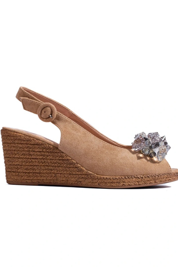 sandales espadrilles beige...