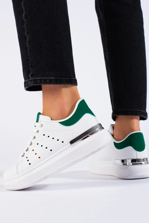 Chaussures modèle Sneakers blanches à...