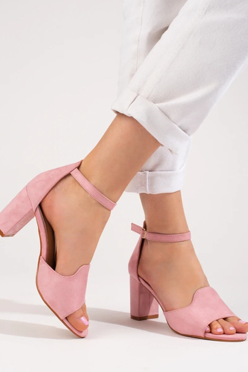 sandales à talons roses par... 2