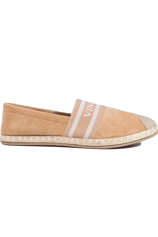 espadrilles en daim beige Vinceza