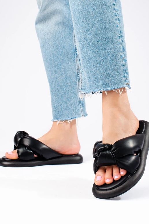 chaussons noirs Shelovet chaussons noirs Shelovet