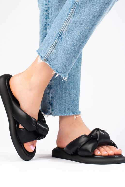 chaussons noirs Shelovet chaussons noirs Shelovet