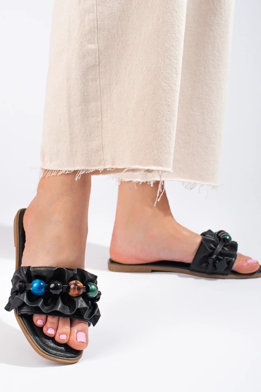 Chaussons couleur noire Shelovet Chaussons couleur noire Shelovet