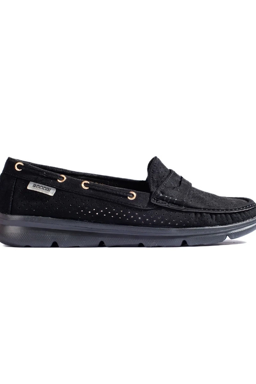 Mocassins Shelovet en daim noir Mocassins Shelovet en daim noir