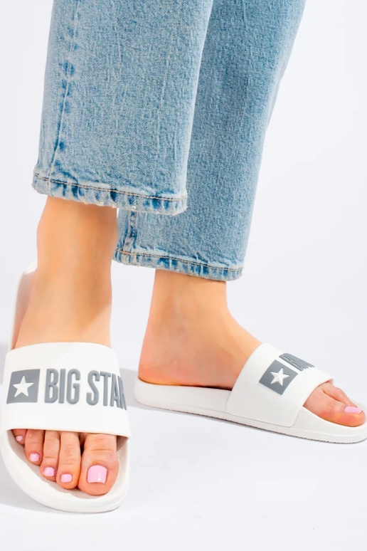 Chaussons Big Star couleur blanc...