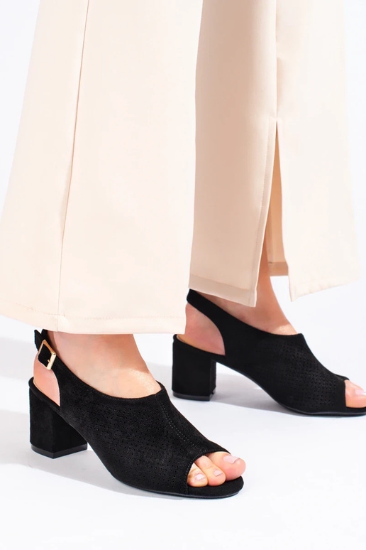 sandales avec éléments ajourés de...