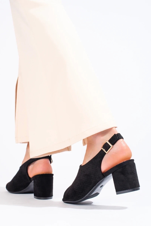 sandales avec éléments ajourés de...