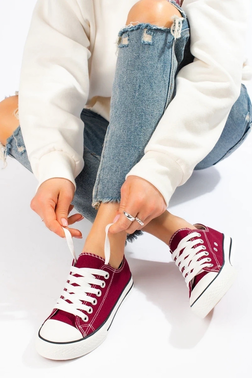 chaussures couleur bordeaux Shelovet