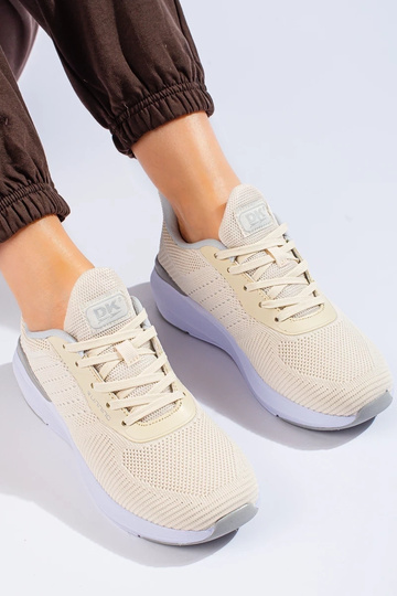 chaussures de sport beiges DK 2