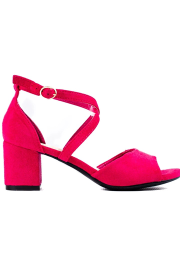 sandales à talons en daim...