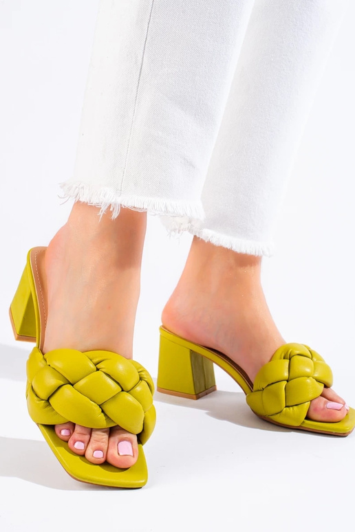 chaussons verts Shelovet chaussons verts Shelovet