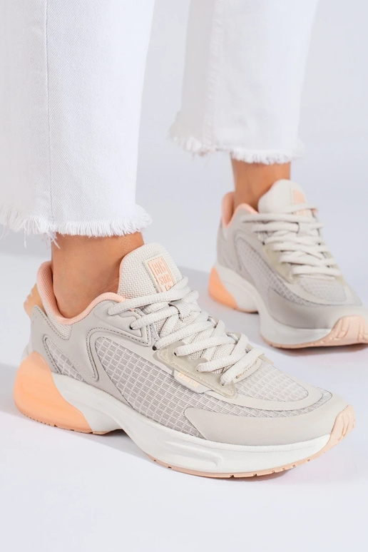 chaussures de sport beiges LL274336...