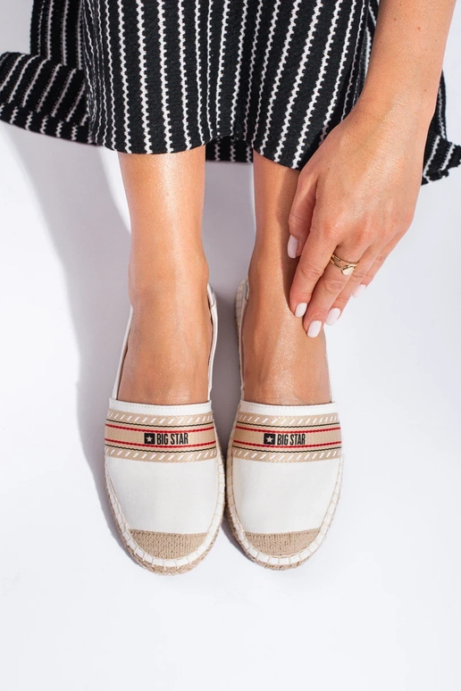 espadrilles blanches BIG STAR LL274893