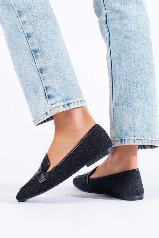 mocassins en Shelovet noir mocassins en Shelovet noir