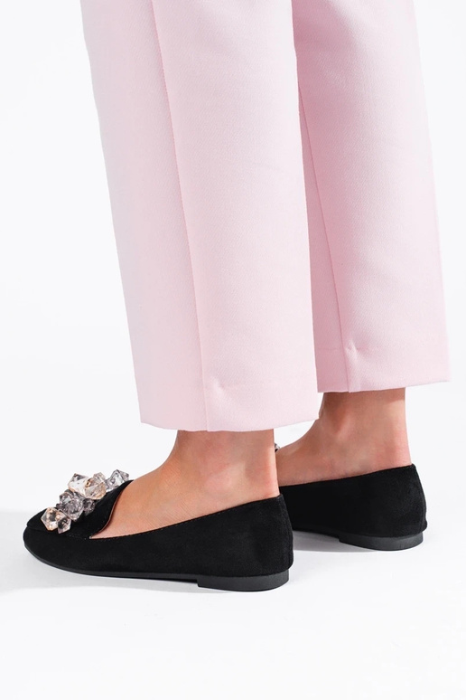 Chaussures modèle Lords en daim noir... Chaussures modèle Lords en daim noir...